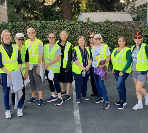 Group of members volunteering at Boys and Girls club